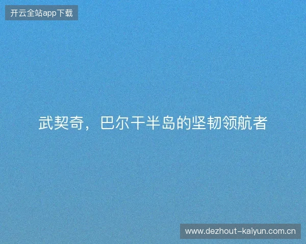 武契奇，巴尔干半岛的坚韧领航者